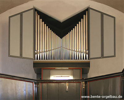 Orgel Wunstorf, Ev.-luth. Stadt- und Marktkirche  (Gro�bild ca. 75 KB).