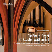 Cover der Audio CD 'Die Bente-Orgel im Kloster Walkenried', Matthias Neumann