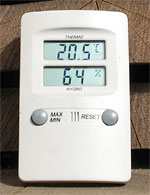Thermometer / Hygrometer (Großbild ca. 25 KB)