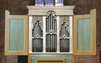 Italienische Orgel nach der Restaurierung