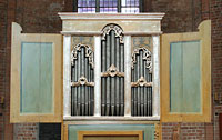 Italienische Orgel nach der Restaurierung