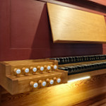 Orgel Mellendorf, Spieltisch (Großbild ca. 170KB)